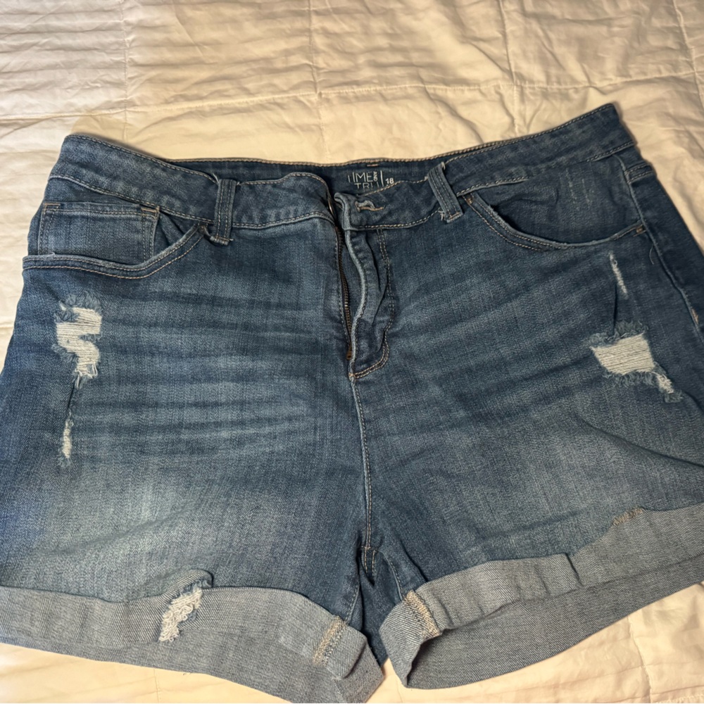 Time and Tru Classic Blue Jean Shorts